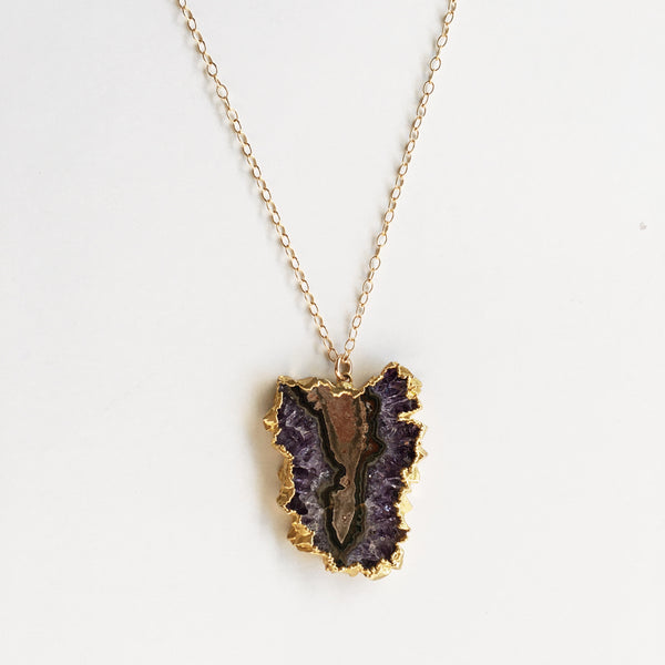 Amethyst Pendant Necklace